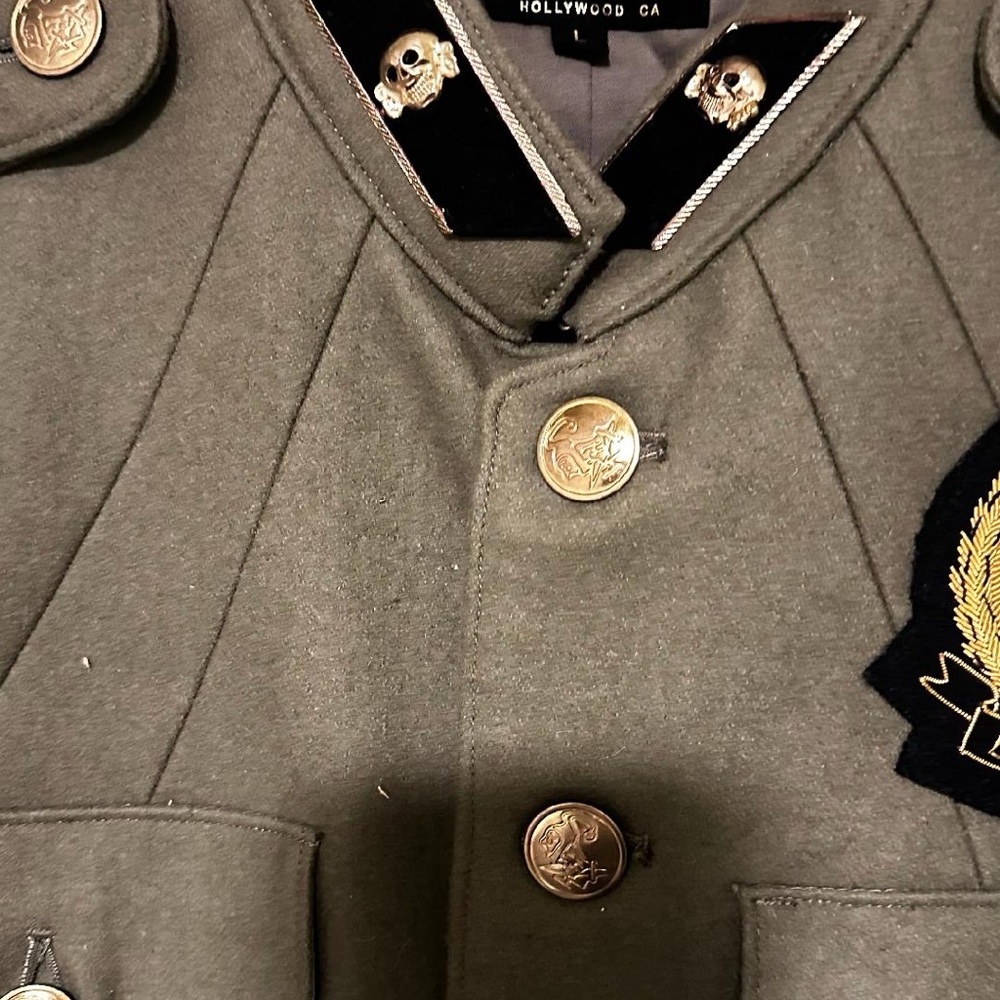 Olive Military Field Jacket - Picture 4 of 11
